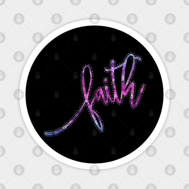 Faith Pattern Design Magnet by Sunil Belidon